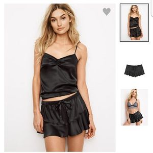 VS satin sleep shorts